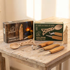 Wizard & Celtic Spoon Carving Bundle - Complete Beginner Whittling Set for Adults & Teens