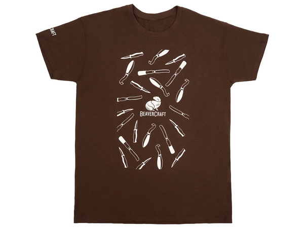 BeaverCraft Women’s T-Shirt (Brown)