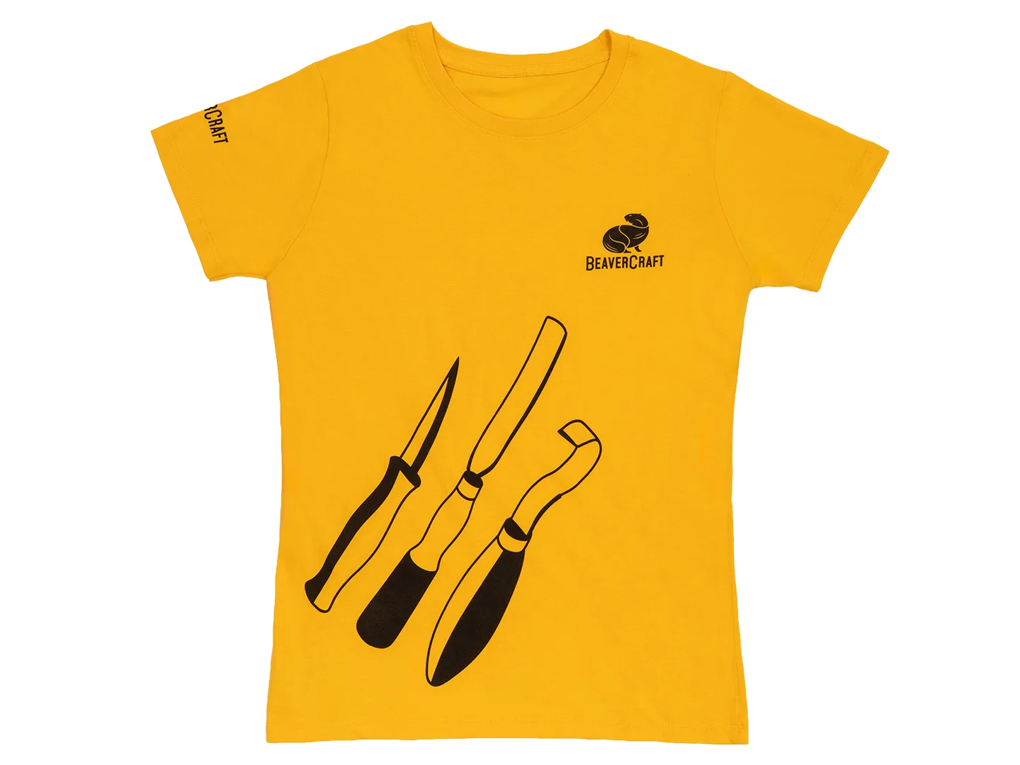 BeaverCraft Women’s T-Shirt (Yellow)
