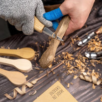 Spoon Carving Blanks Set (4 pcs) for Wood Carving – Mixed Wood (Basswood, Cherry, Mulberry, Walnut) – BB2