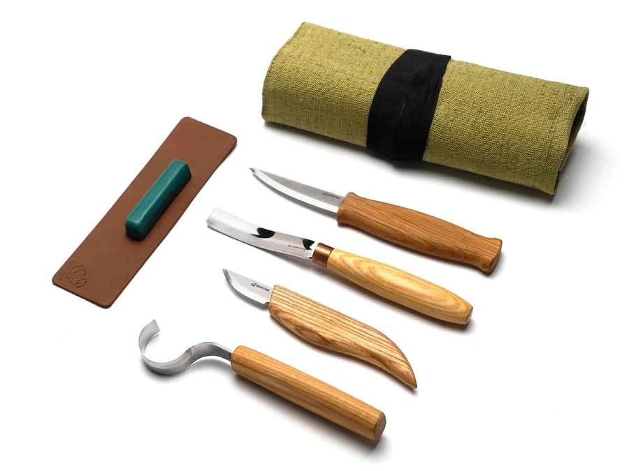 Spoon & Kuksa Carving Tool Set, 4 pcs