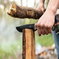 Bushcraft Knife Dusk with Ferro Rod & Sheath