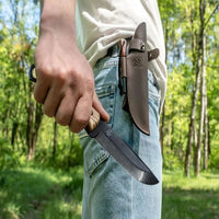 Bushcraft Knife Dusk with Ferro Rod & Sheath