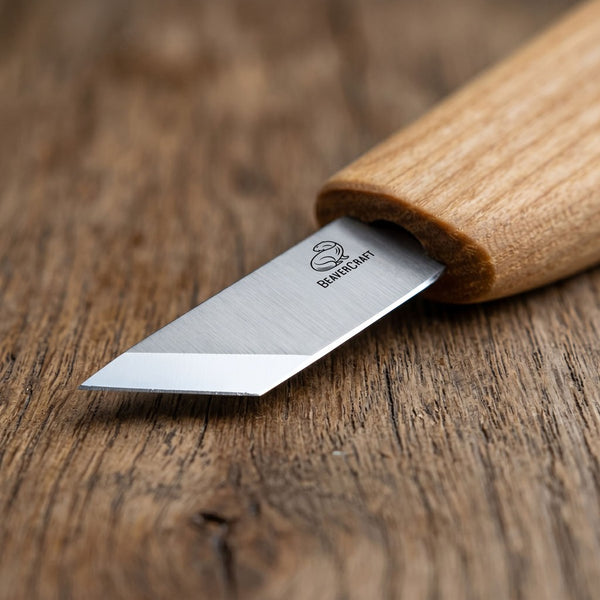 Chip Carving Knife – Skew Blade, Deep Cuts