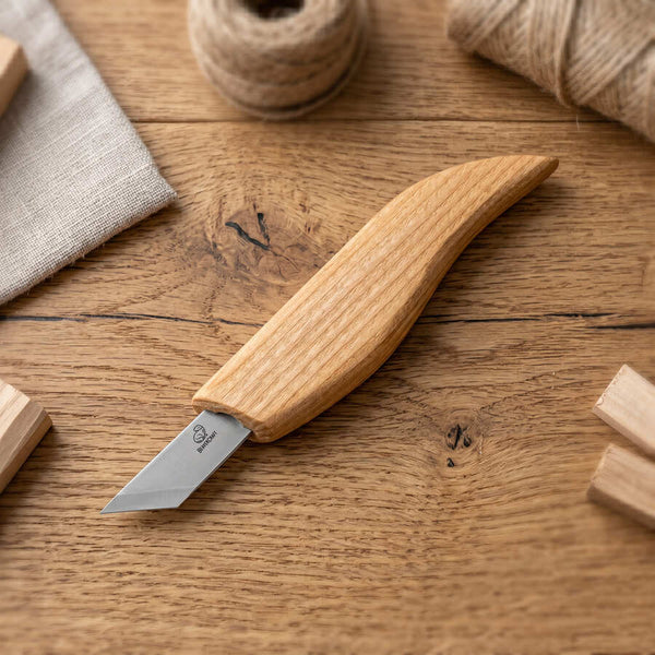 Chip Carving Knife – Skew Blade, Deep Cuts