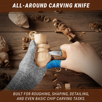 Wood Carving Bench Knife – Carving Knife for Fine Woodworking – C2