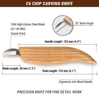 Chip Carving Knife – Skewed Blade for Details
