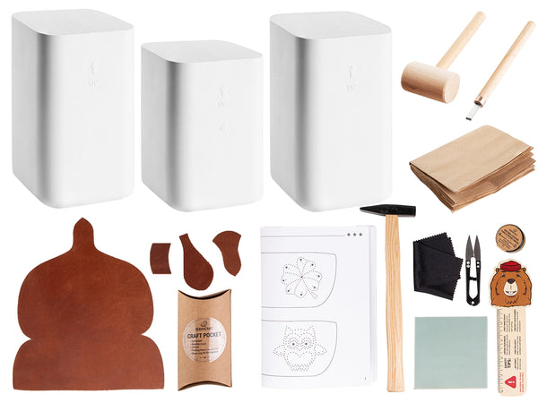 Sculpt & Discover Gift Bundle – 3 Relics + Leather Case