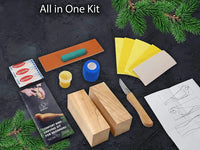 Gift Set of 9 DIY Carving Kits – 9 Carving Projects DIY Kit Bundle – DIY-X