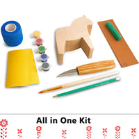 Gift Set of 9 DIY Carving Kits – 9 Carving Projects DIY Kit Bundle – DIY-X