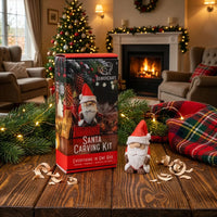 Santa Carving Kit – Complete Starter Whittling Kit for Beginners, Kids & Adults – DIY06