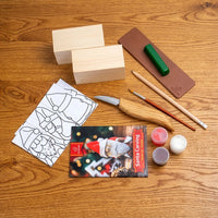 Santa Carving Kit – Complete Starter Whittling Kit for Beginners, Kids & Adults – DIY06