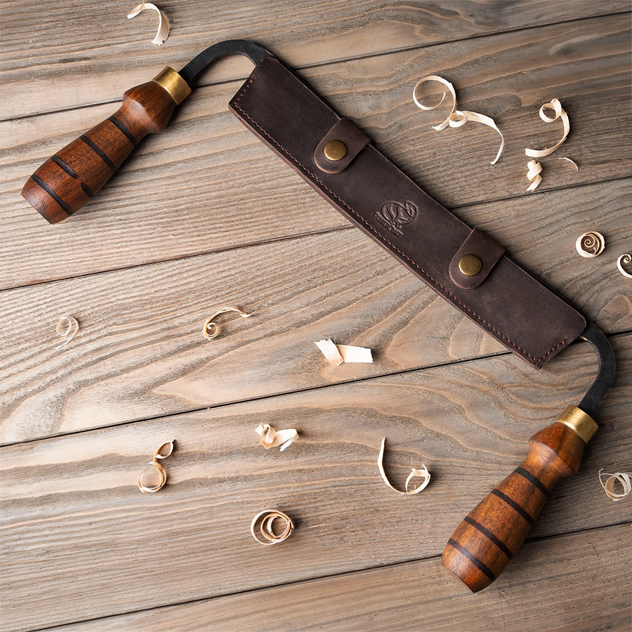 Hand-Forged Drawknife – Walnut Handles
