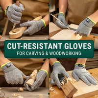 cut resistant whittling gloves 