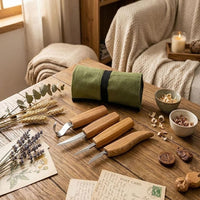 Whittling, Detail & Spoon Knife Set, 4 pcs