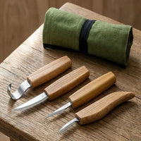 Whittling, Detail & Spoon Knife Set, 4 pcs