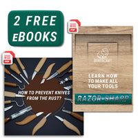 3-Piece Starter Wood Carving Set – Wood Carving Knives in Tool Roll – S15
