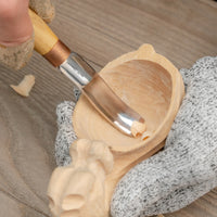 Spoon, Bowl & Kuksa Carving Set in Tool Roll, 3 pcs