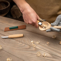 Spoon, Bowl & Kuksa Carving Set in Tool Roll, 3 pcs