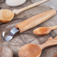 Spoon Carving Knife (25 mm) with Oak Handle - SK1 Oak