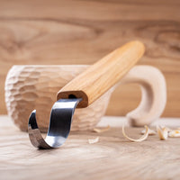 Spoon Carving Knife (25 mm) with Oak Handle - SK1 Oak