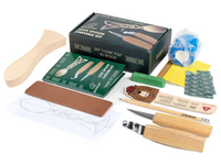 Celtic Decor Kit – Celtic Spoon Carving Kit + Extra Spoon Carving Blank – BDIY04_BW