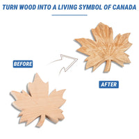 Maple Leaf Relief Carving Kit