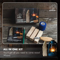 Gift Set of 9 DIY Carving Kits – 9 Carving Projects DIY Kit Bundle – DIY-X