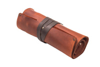 Leather Tool Storage Roll – 8-Slot Leather Roll-Up Tool Organizer – TR8X