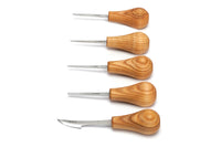 42-Piece Wood Carving Tool Set – Large Wood Carving Kit with Wood Blocks, Spoon & Kuksa Blanks & Tool Storage Racks – S70