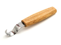Spoon Carving Knife with Leather Sheath – Single Bevel Hook Knife – 25 mm – SK1S